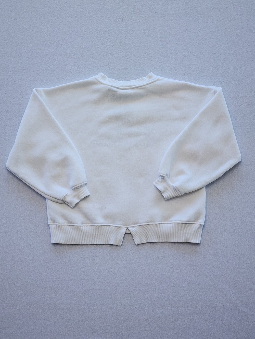 Zara Kids Disney Mickey Mouse Sweatshirt Size 10 Cream Graphic Pullover 140cm - Picture 7 of 7